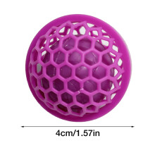 Wiederverwendbarer Rucksack- und Tasche-Reinigungsball – Staub- und Schmutzentferner, PP+TPR, 12 g, Schwarz/Pink/Weiß