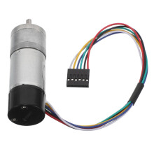 12V DC Gear Motor  Torque Low Speed Metal Gearbox Reversible for Robotics and Precision Tasks