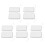 10pcs Rectangular Self Adhesive Electrode Pads for TENS Machine 6x9cm 14