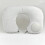 2Pcs Grey Travel Pillow U Shaped Neck Support Cushion for Sleeping Use 3