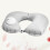 2Pcs Grey Travel Pillow U Shaped Neck Support Cushion for Sleeping Use 7