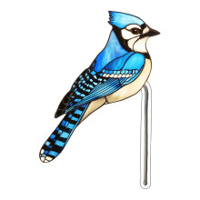 Lichtgewicht acryl vogels kaart huis tuin tuin decoratieve-12