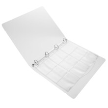 Coin Collection Album with Large Capacity Pocket Pages for Badges Keys and Secure Coin Storage