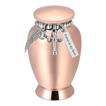 Elegant Cremation Container for Ashes Small Urns-rose gold