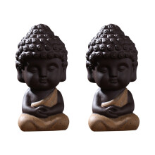 2 Buddha Statue Figur Für Baby Aquarium Mond-