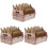 3 Sets Foldable Wedding Confetti Paper Cones with Tray 1