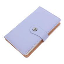 PU Leather Coin Collection Binder with Magnetic Closure and Clear Pages for Cash Savings