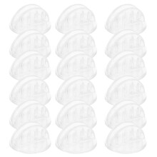Durable Clear Sign Stands Easy Install Adhesive 100pcs