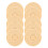 100 Pcs Decorative Decoration 2.50x2.50x0.40cm Beige 1