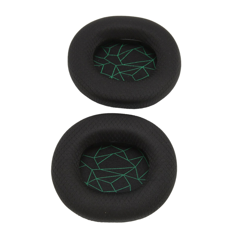 Breathable Mesh Ear Pads For Steelseries Arctis 1 3 5 7 9Pro, & Black/Green 9491390171882