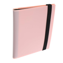 Pink Trading Card Album with Sleeves Compact Photocard Binder for Sports and Game Card Storage