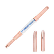 Manueller Microblading-Stift Doppelkopf – Leicht, Blau