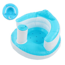 Chaise d'apprentissage pour bébé, sofa gonflable pour enfant & tabouret de bain, compact, sûr, durable