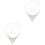 2 Sets Legierung Kristall Brautschmuck Ohrringe 2