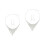 2 Sets Legierung Kristall Brautschmuck Ohrringe 3