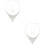 2 Sets Legierung Kristall Brautschmuck Ohrringe 5