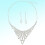 2 Sets Legierung Kristall Brautschmuck Ohrringe 9