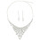 2 Sets Legierung Kristall Brautschmuck Ohrringe 10