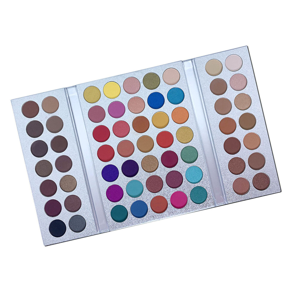 63 Colors Eyeshadow Palette, Pearly Matte & Glitter, 500g