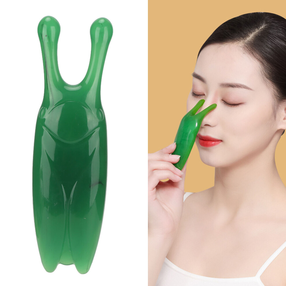 Nose Contouring & Puffiness Massager Green Gentle & Eco-Friendly Material
