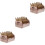 3 Sets Foldable Wedding Confetti Paper Cones with Tray 4