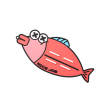 Nonslip Heat Resistant Cartoon Silicone Mat- Small fish style1