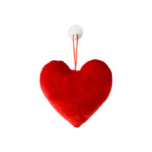 Zacht gevuld hart hanger Valentijnsdag decoratie rood-Hart 15cm