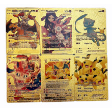 58 Stück Anime Cartoon Französisch Sprach Trading Cards Set, 63x88mm für Spielkampf