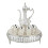 Retro Turkish Coffee Pot Set Tea Flask Tea Set-Silvery White 1