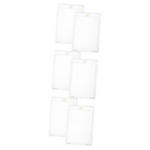 6pcs Magnetic Acrylic Trading Card Holder with Clear Display and Secure Closure Protector