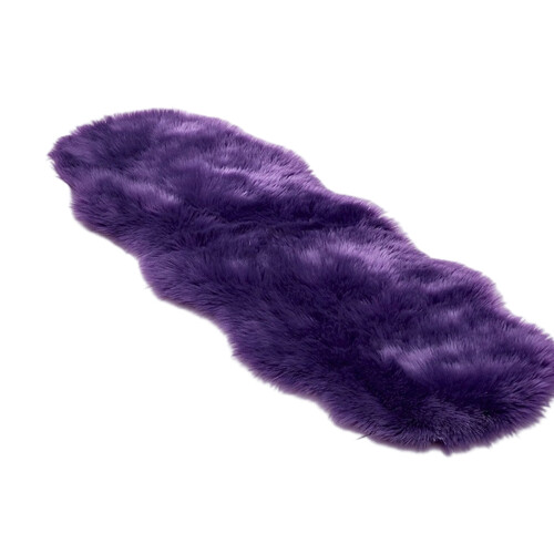 Bedroom Rug Features Elegant Pattern for Enhances-60X90 Purple