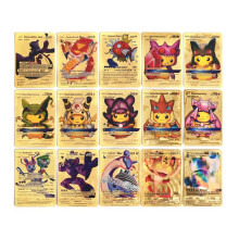 Anime Goldfolie-Kartenset – 88x63 mm Sammel-Tradingcards für Kinder