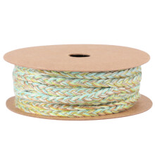 5M Corde Coiffure Tressée Verte Pour Accessoires, Sacs Costumes DIY