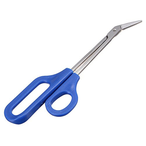 Long Handle Toenail Scissors for Thick Nails with Ergonomic Grip and Angled Cutting Head 1