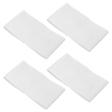 4St Wit Nylon Sports Armband Voetbal Elastisch Sterk Captain Band