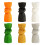 Retro Taper Candle Holders Curtain Candlestick Holders-White 2