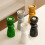 Curtain Taper Candle Holders Retro Candlestick Holders-silver 5