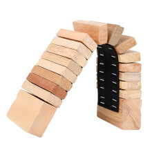 Wooden Percussion Instrument for Kids with Clear Sound, Caterpillar Shape Khaki Wood Soundboard