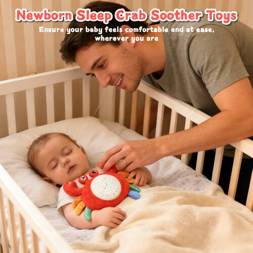 Baby Sleep Soother Nursery Decors Night Light Projector,White 2