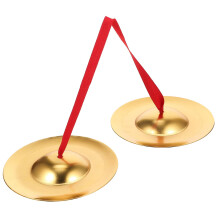 12cm Metal Hand Cymbals with Clear Bright Sound for Dance, Rhythm Play and Music Education
