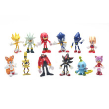 12 Stück PVC Cartoon Action Figuren Set, 2-Zoll Auto- und Wohnaccessoires
