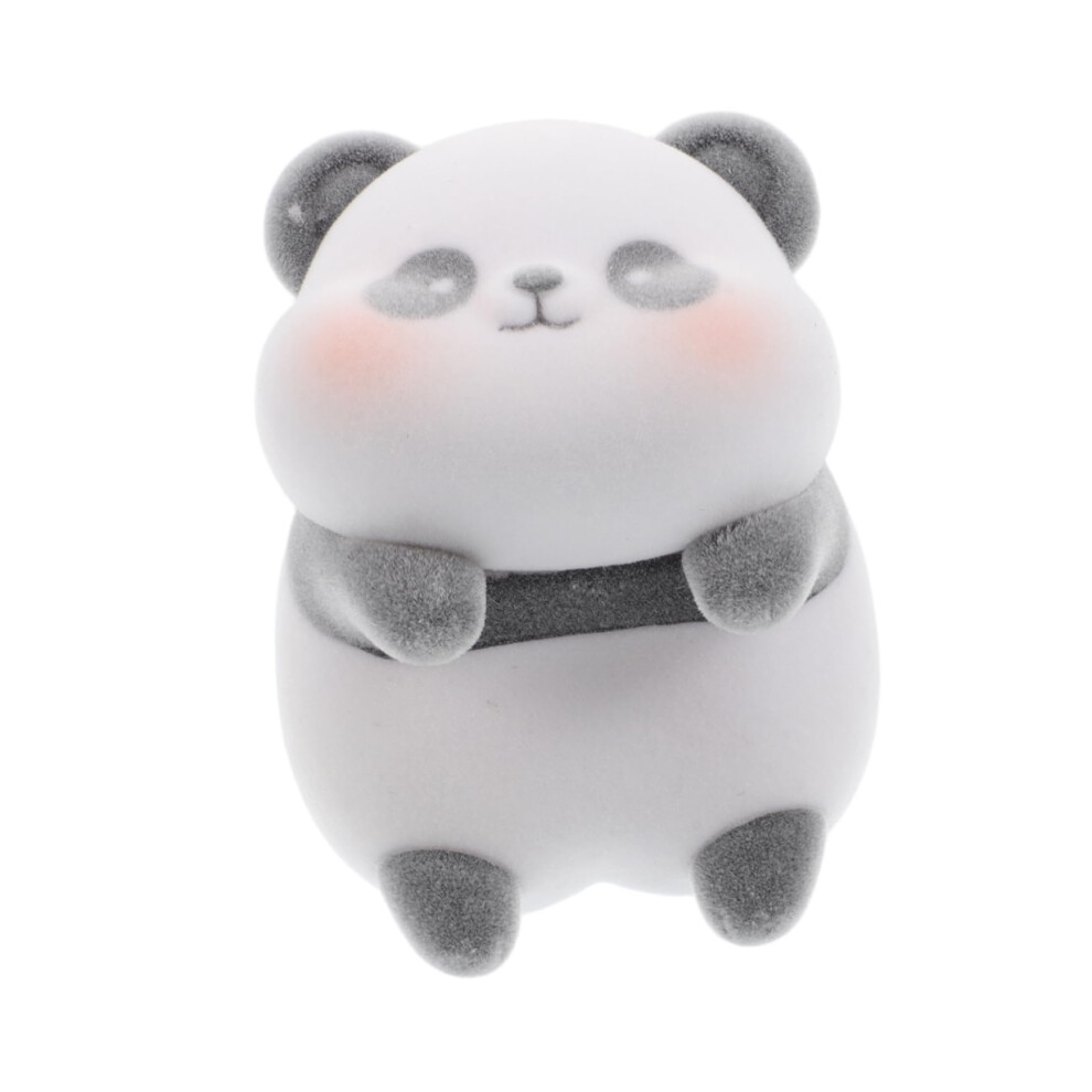Panda Car Dashboard Ornament Cute Resin Figurine With Nonslip Base For Desk And Home Decor 9092120429442