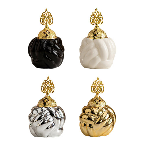 Middle Eastern Design Ceramic Fragrances Incenses Burners-gold 1