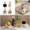 Middle Eastern Design Ceramic Fragrances Incenses Burners-gold 3