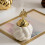 Middle Eastern Design Ceramic Fragrances Incenses Burners-gold 6