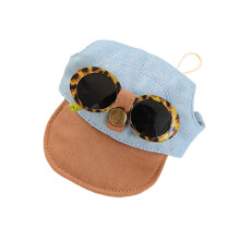 Summer Baseball Cap With Sunglasses For Small Animals Dogs-M 1