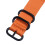 22Mmbracelet Nylon Durable Orange Acier 4