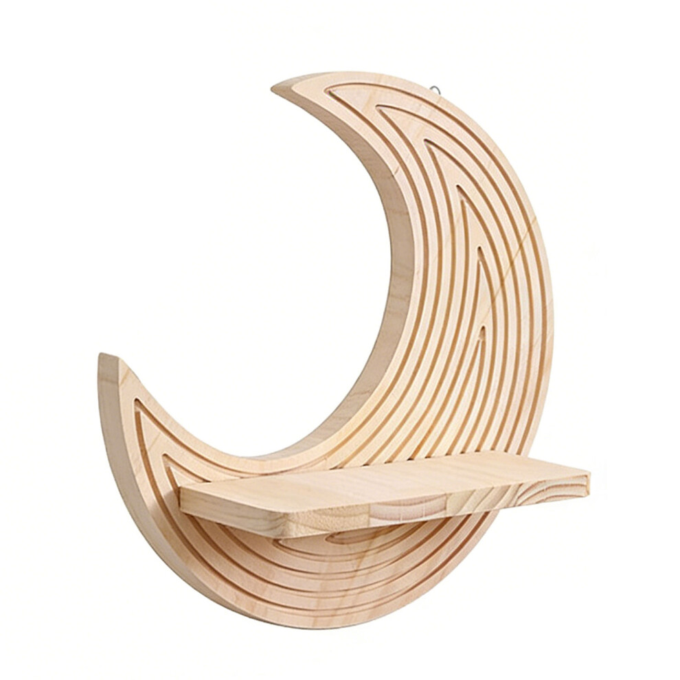 Star/Moon Wall Shelf Wood Floating Shelves Wall-Ms11964 7704001058772