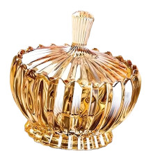 Glazen pot met deksel, kerstsnoepschotel, snoepkoekjes,