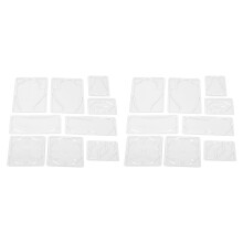 Reusable Transparent Facial Mask Mold Set for DIY Face Masks, 2 Boxes